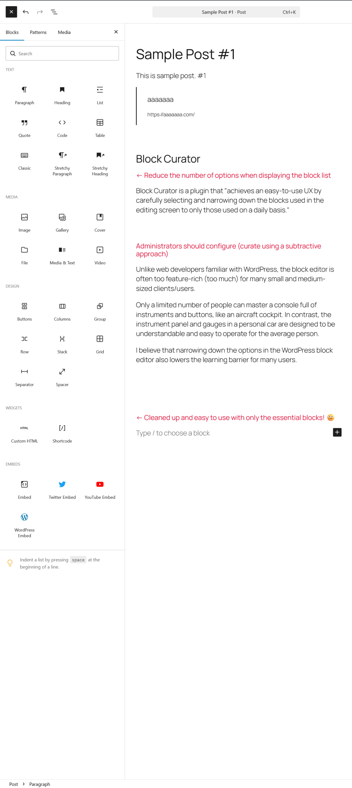 Curated: Clean and Easy-to use!